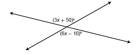 Please help, thank you What is the value of x? Enter your answer in the box. x =-example-1