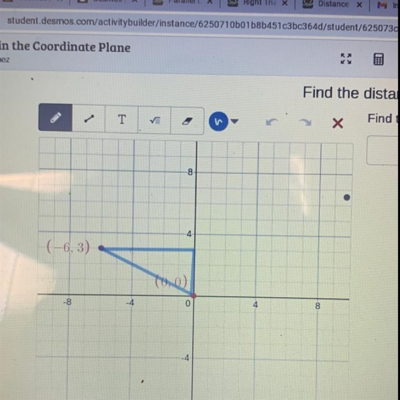 Find the distance between the points!? Help-example-1