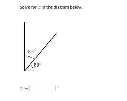 Unknown Angle Problems (with Algebra)-example-1