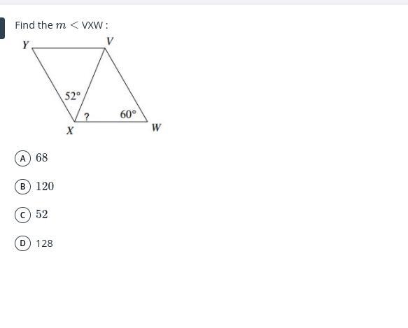 Find the m < VXW down below-example-1