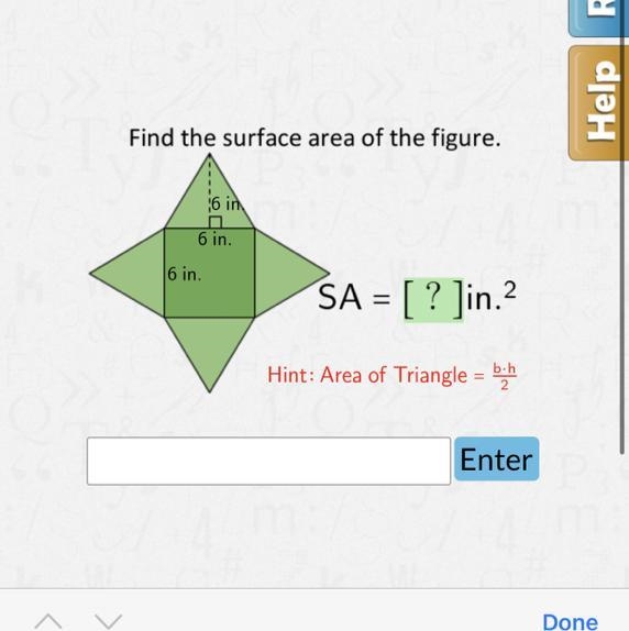 Find the surface area of this figure.-example-1