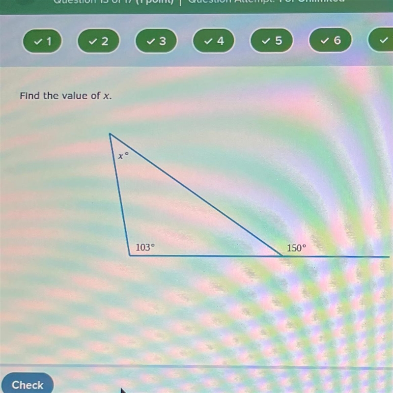 Find the value of x.-example-1