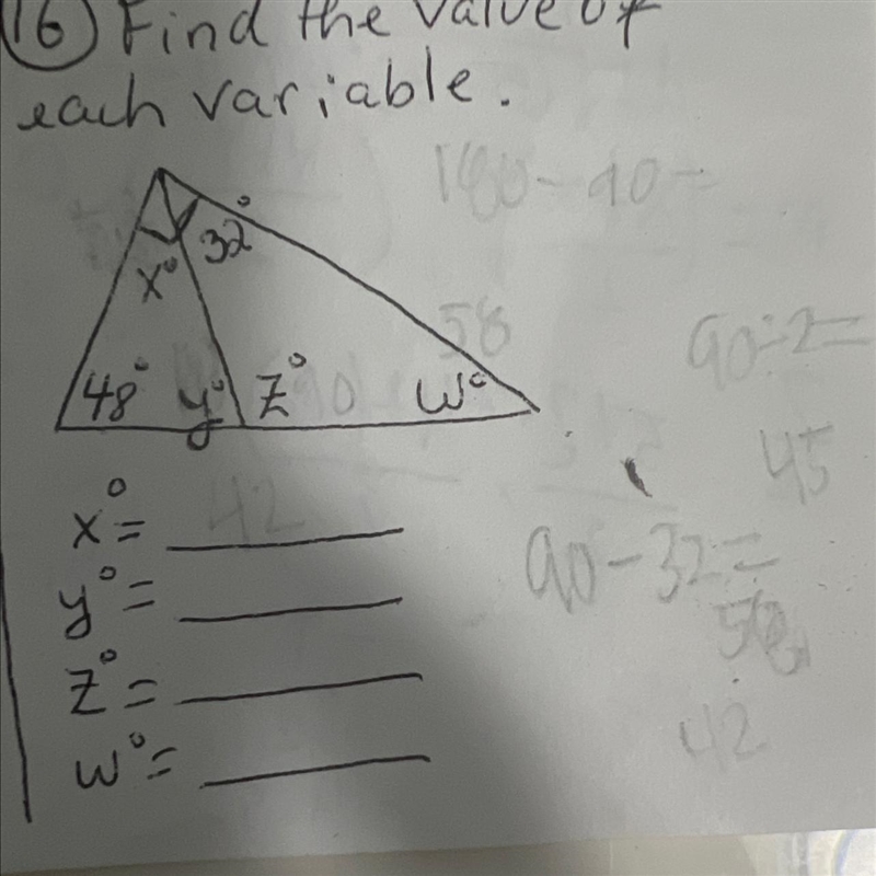 Find the value of each variable-example-1