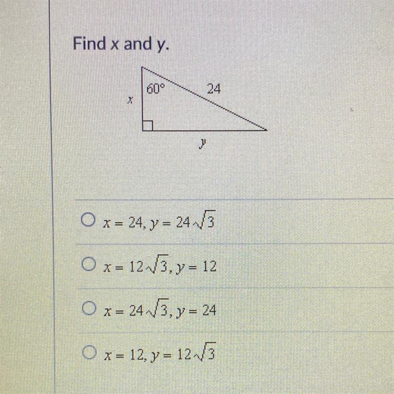 Find x and y. I don’t know how to solve this please help-example-1