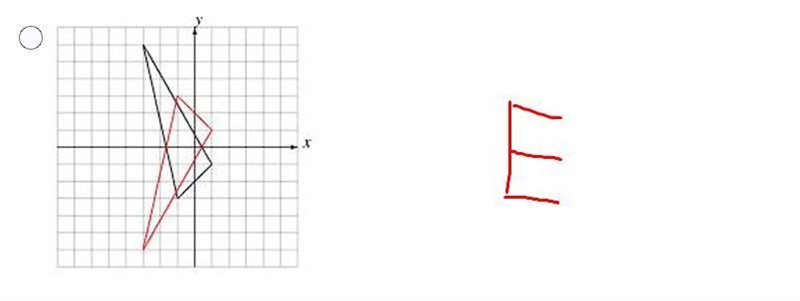 PLEASE HELPPPPPP!!!!!! Which transformation represents a reflection over the y-axis-example-3