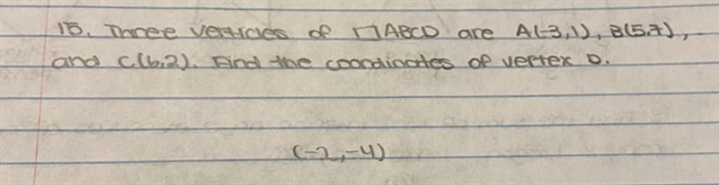 * GEOMETRY please help me show the work for number 15!!-example-1