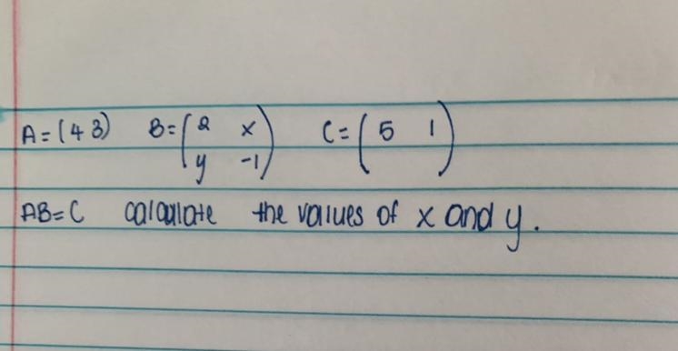 Find the values of x and y-example-1