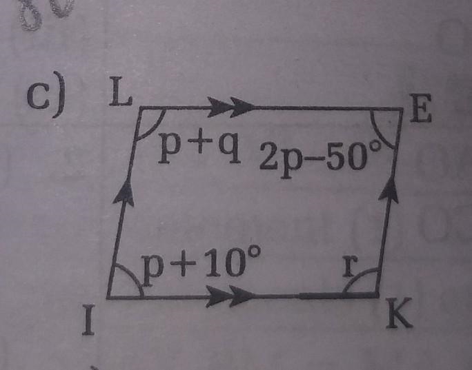 Calculate the size of unknown angles​-example-1