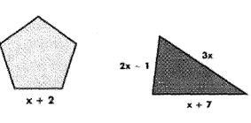 These two figures have the same perimeter. Solve for x and find the perimeter. (Please-example-1