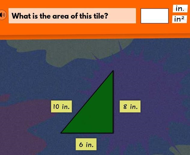 What is the area of this tile??-example-1