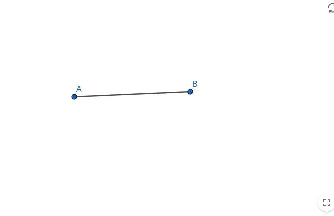 PLS HALP! Bisect line segment AB. Steps. 1. Center your compass at A so that it measures-example-1