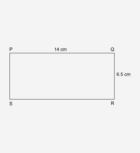 What is the area of rectangle PQRS?-example-1