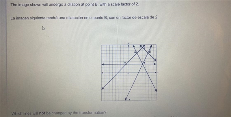 Which line will not be changed by the transformation ?-example-1