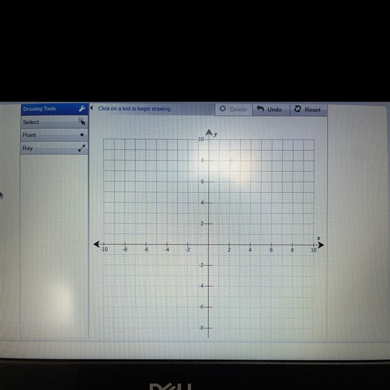 Use the drawing tool(s) to form the correct answer on the provided graph. The graph-example-1