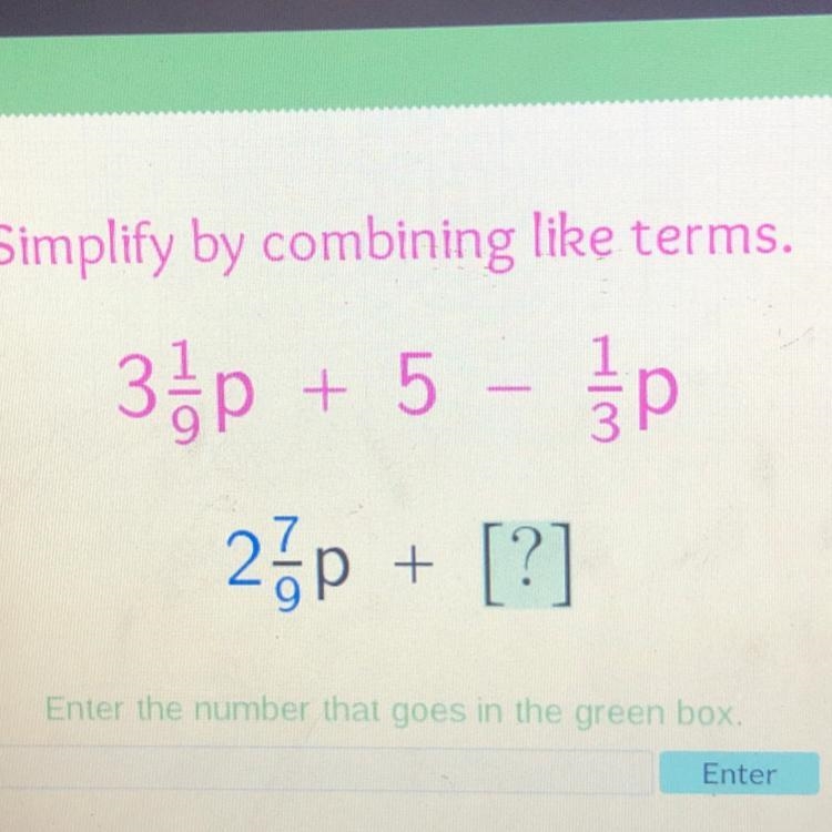 Simplify by combining like terms-example-1