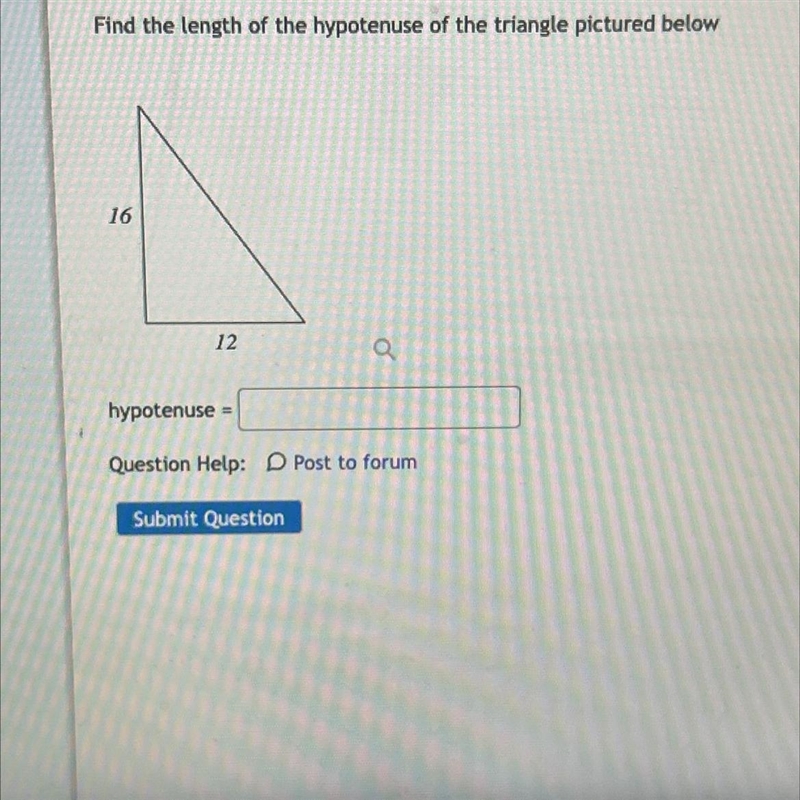 What is the hypotenuse???-example-1