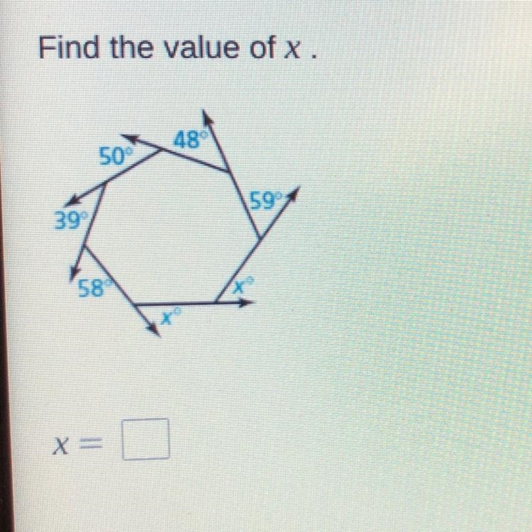 Find the value of x.-example-1