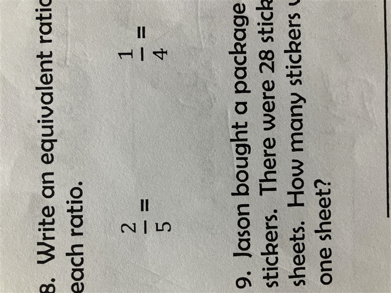 Write an equivalent ratio for each ratio-example-1