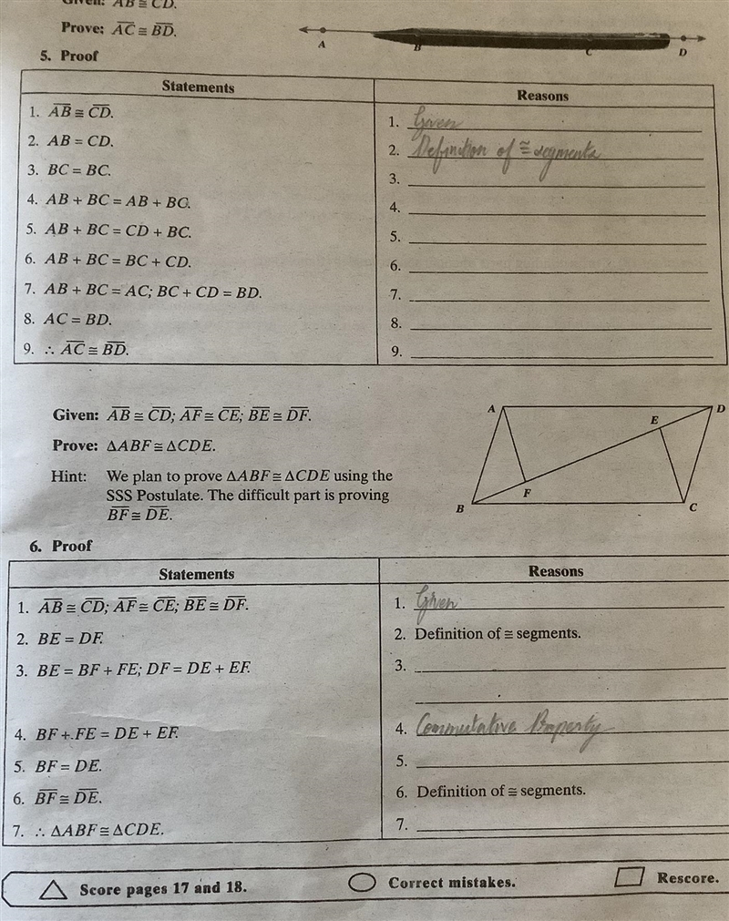 Can someone pls help me out on these geometry questions? Just fill in the blanks, ASAP-example-1