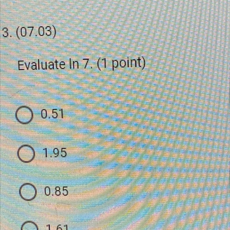 How do i Evaluate In 7. ?-example-1