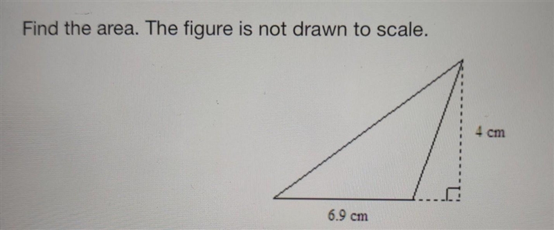 Find the area of the solid line triangle ​-example-1