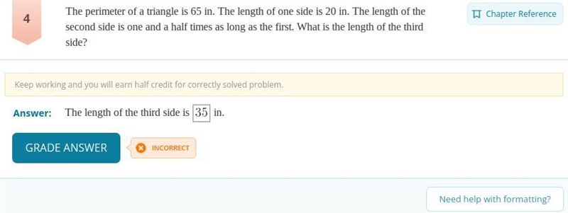 I can find the 3 third side of the triangle-example-1