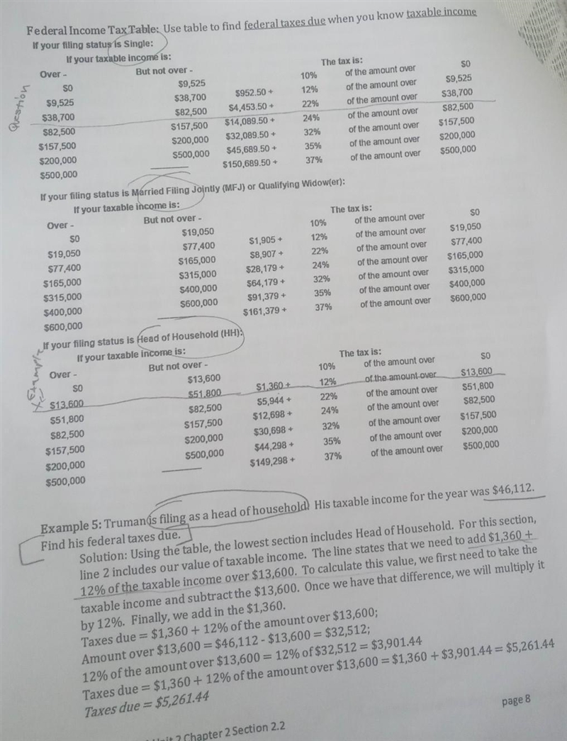 use the Table and example((worth 20 points very easy))Holly is filing as a single-example-1