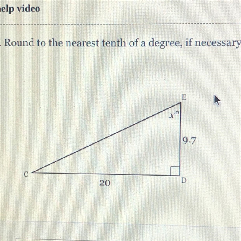 Solve for 2. Round to the nearest tenth of a degree, if necessary.-example-1