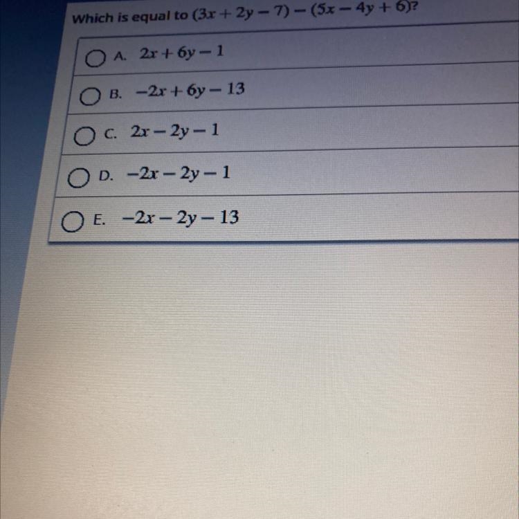 What is equal to the equation-example-1