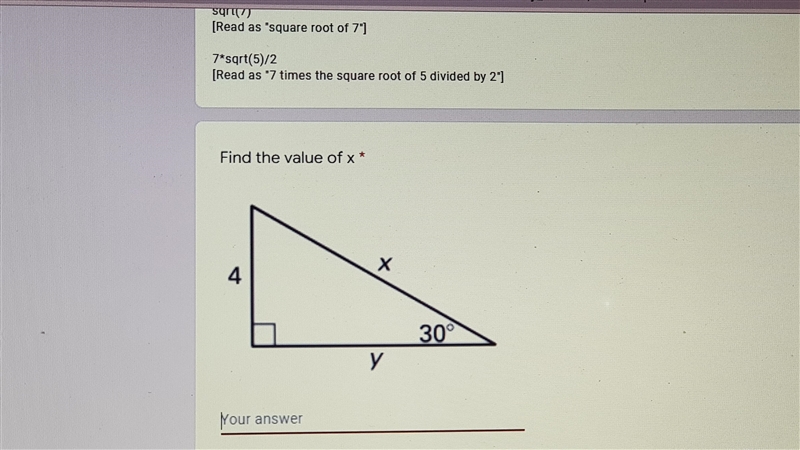 Please help me. This is the 30°-60°-90° Triangle Theorem.-example-1