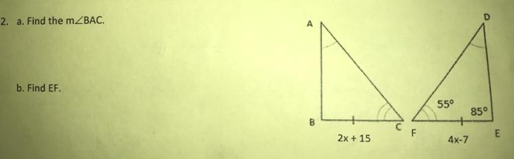 Geometry problem in the picture: find the m-example-1