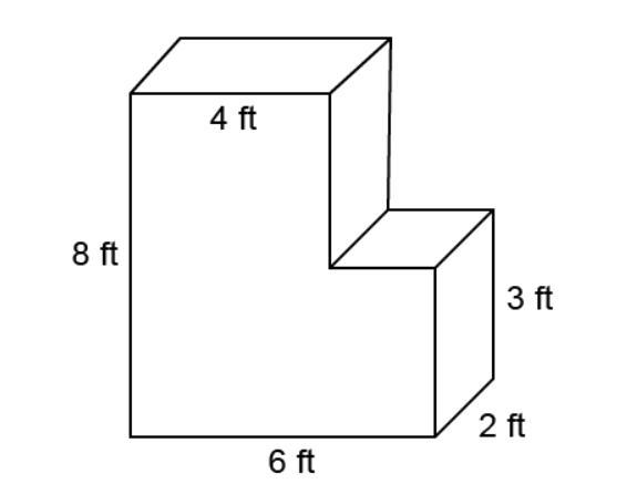 What is the volume of this figure? Enter your answer in the box. ft³-example-1