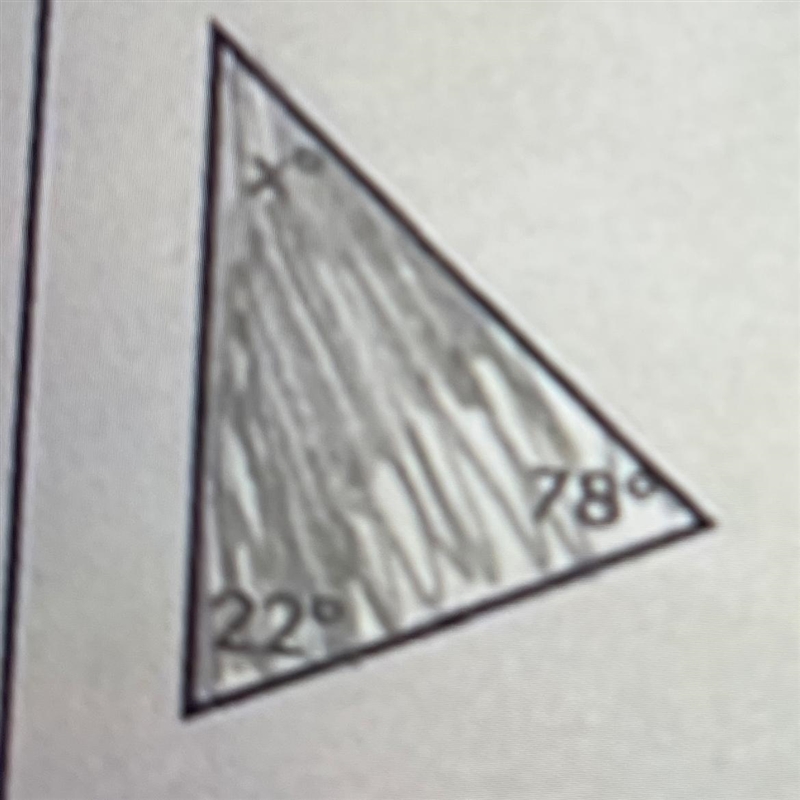 Find the missing angle.-example-1