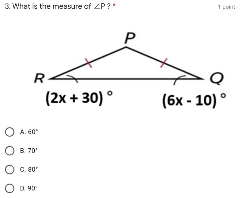 What is the measure of ∠P ? with explanation pls​-example-1