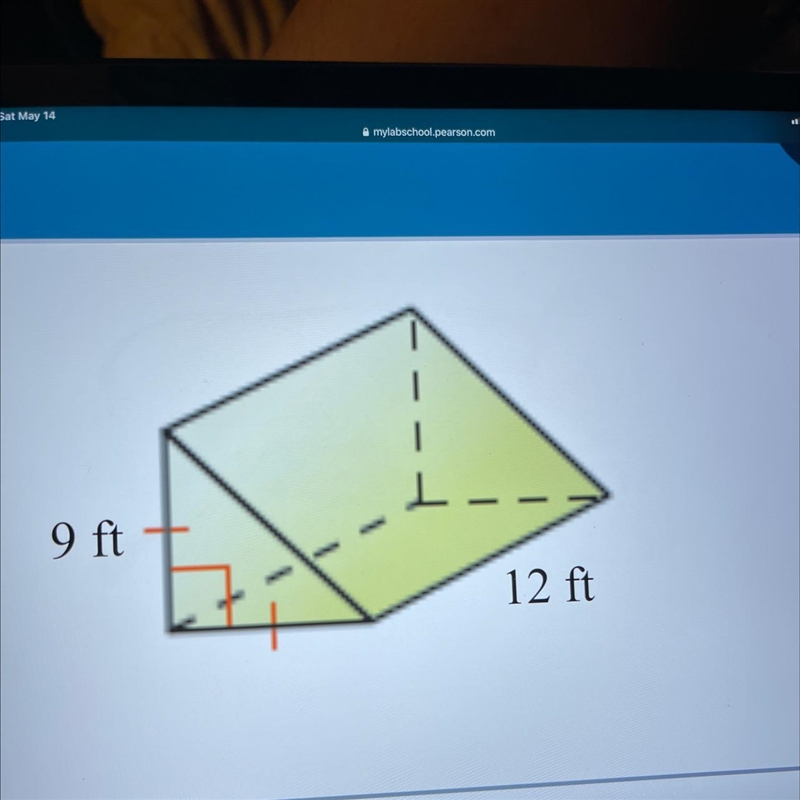 Find the volume of the rectangular prism. need an integer or decimal.-example-1