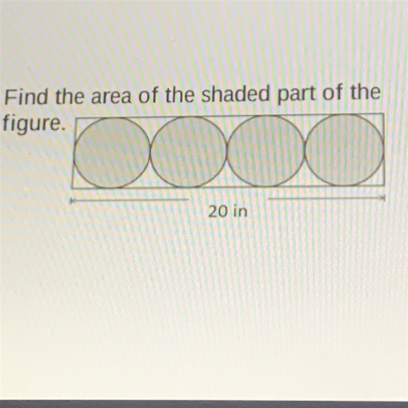 Find the area of the shaded part of the figure-example-1