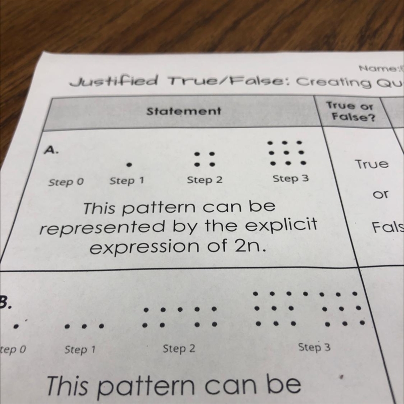 This pattern can be represented by the explicit expression of 2n.-example-1