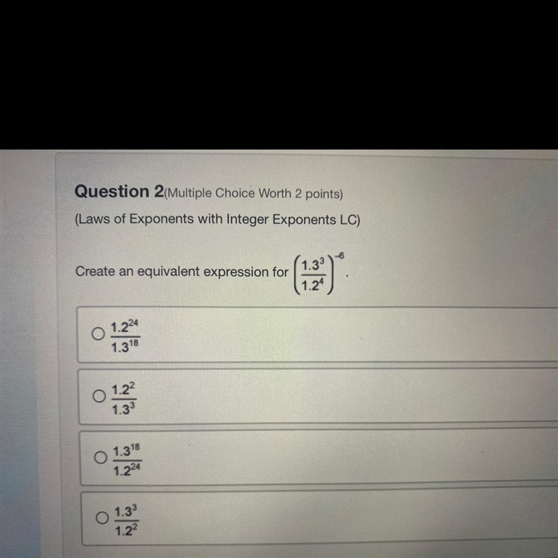 I WILL GIVE BRIAN THING THAT ON HERE Create an equivalent expression for this-example-1