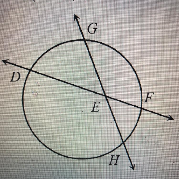 If mDH =(11x + 7) degrees , mGF = (5x + 9) degrees , and mEF = (10x - 22) degrees-example-1