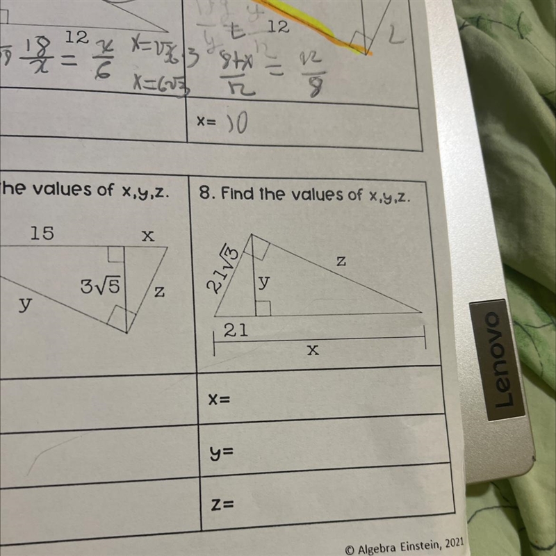 Can you help me with 8 please?-example-1