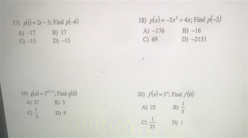 I need the answers for finding functions worksheet!-example-4