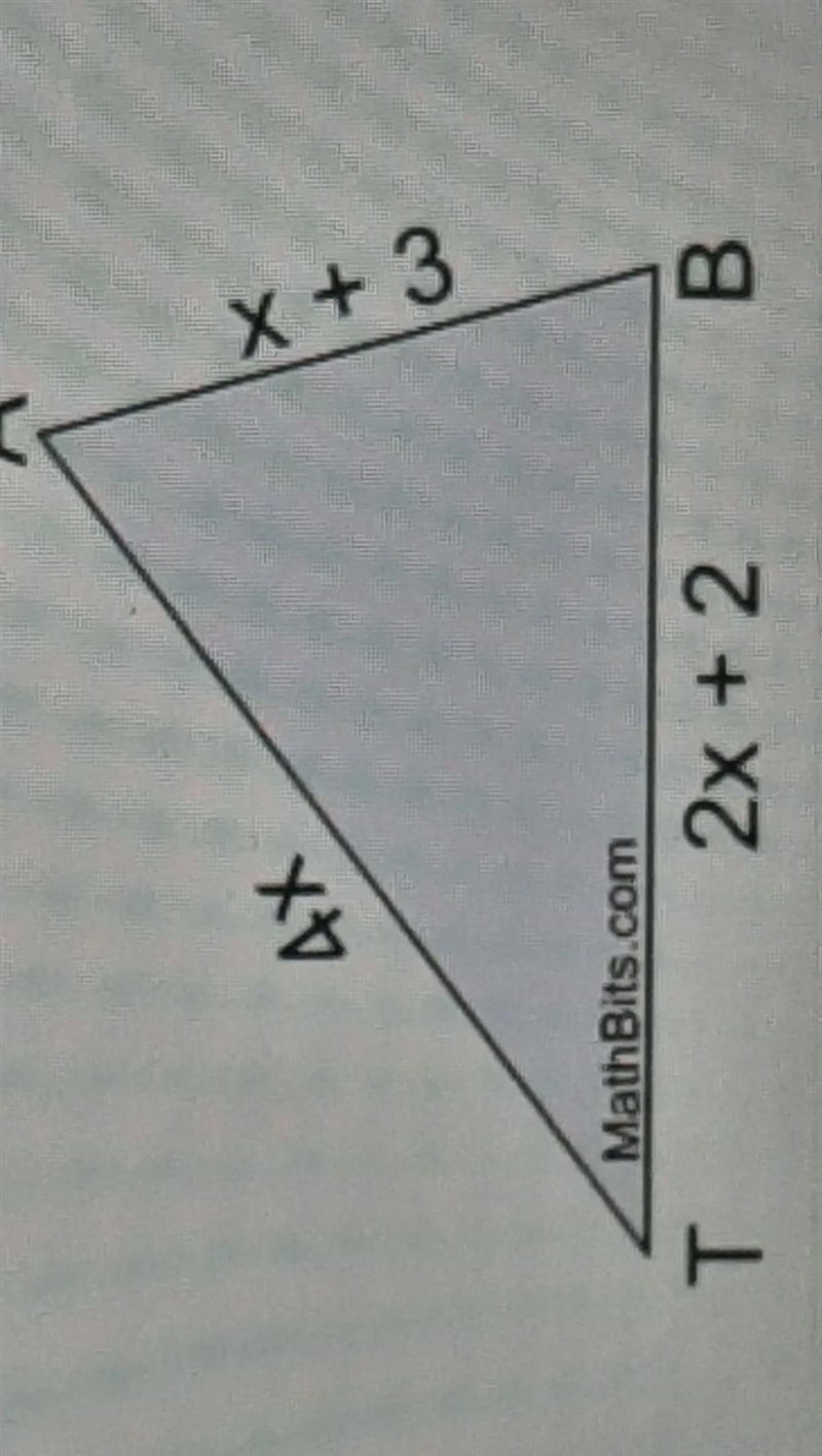 Triangle TAB has a perimeter of 40 cmeters. Could the measures of the sides as shown-example-1