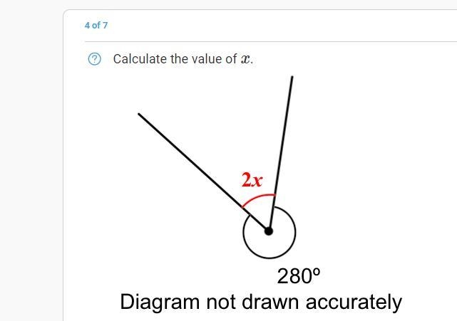 Calculate the value of x-example-1