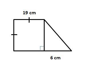 Find the area of the figure. A: 114 cm2 B: 350 cm2 C: 418 cm2 D: 447 cm2-example-1