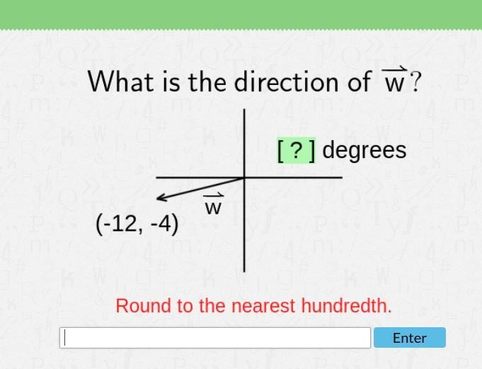 What is the direction of W? PLEASE HELP ASAP-example-1