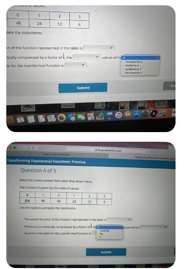 Select the correct answer from each drop-down menu.The function f is given by this-example-2