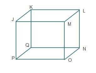 The figure shown is a rectangular prism. How many lines are parallel to Line L N? A-example-1