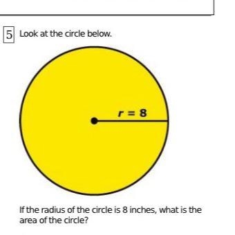 What is the area of the circle-example-1