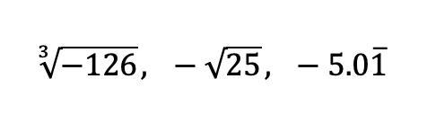 Help! Least to greatest, Aceelerated 7th grade math! Must be correct Thank you!-example-1