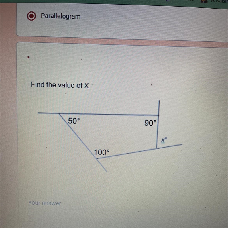 30 POINTS FIR THE ANSWERS. PLEASE Find the value of X. 50° 90° 100° What is the sum-example-1